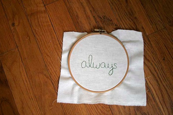 always embroidery