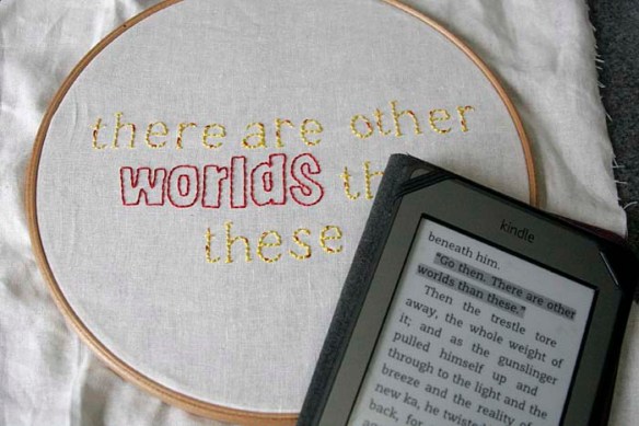 gunslinger embroidery with kindle