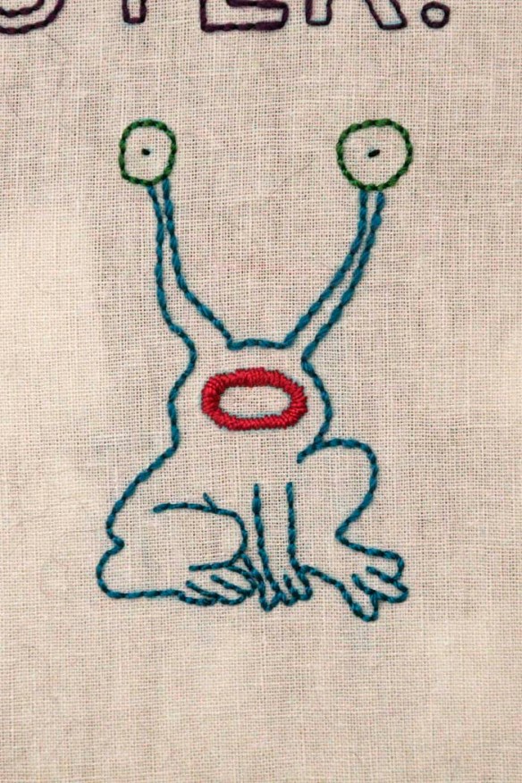 monster embroidery