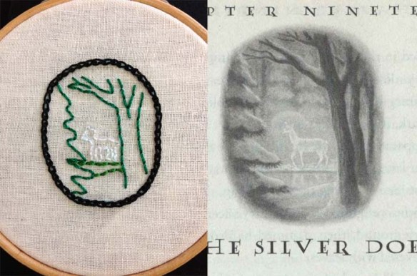 embroidery and book illustration